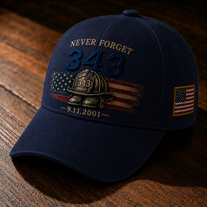 🧢Never Forget 343 Memorial Cap