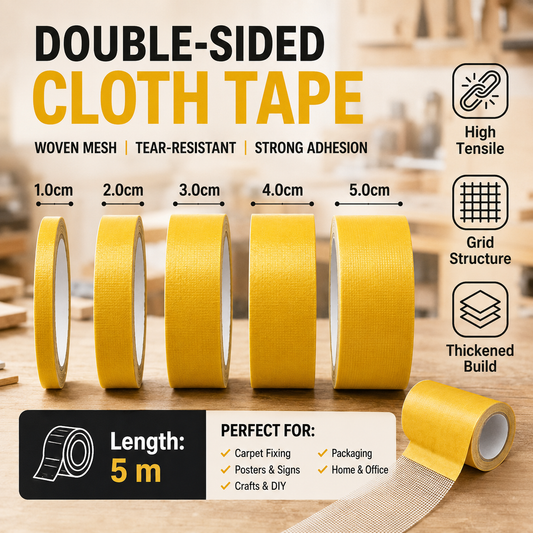 High-Tack Double-Sided Mesh Tape
