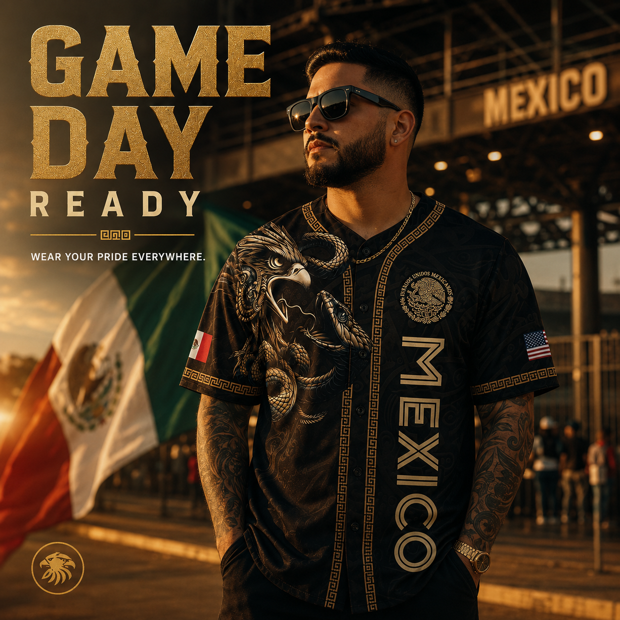 🇲🇽 Mexico Heritage Baseball Jersey – Premium Breathable Fan Shirt | Vintage Mexican Pride Edition