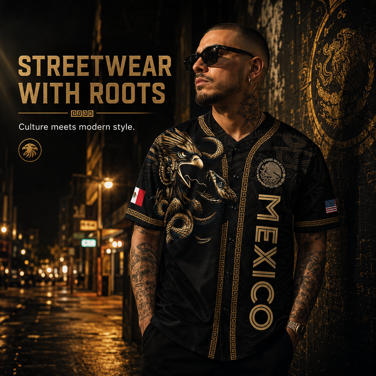 🇲🇽 Mexico Heritage Baseball Jersey – Premium Breathable Fan Shirt | Vintage Mexican Pride Edition