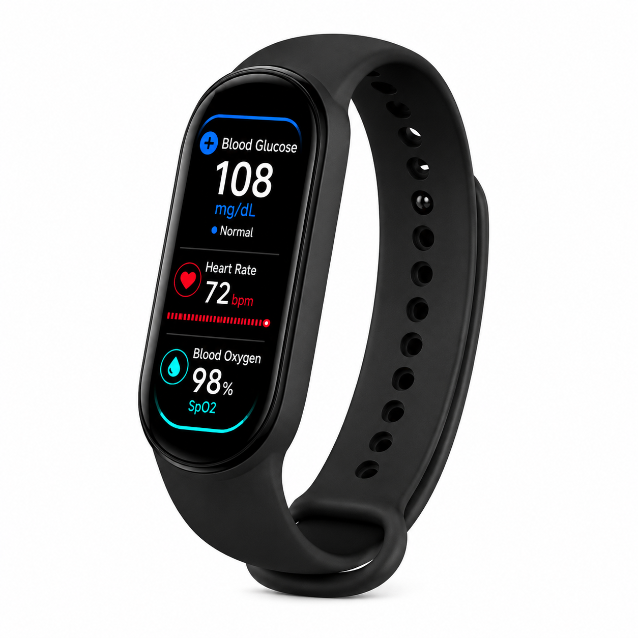 🔥80% OFF Launch Offer 🏆 2026 M9 Non-Invasive Smart Band 📈12 health reports - No-Prick