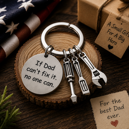 If Papa Can't Fix It Keychain™ | Meaningful Gift For Dad & Grandpa