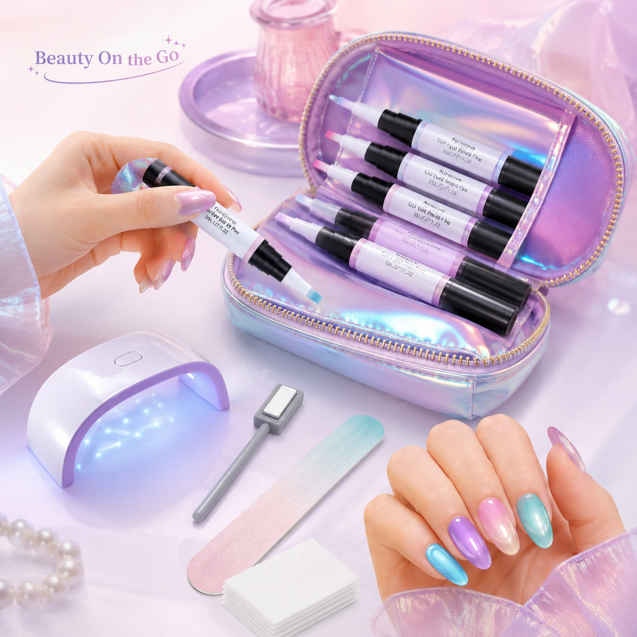 ✨ Viral Nail Trend | 3-in-1 Cat Eye Gel Nail Polish Pen Kit