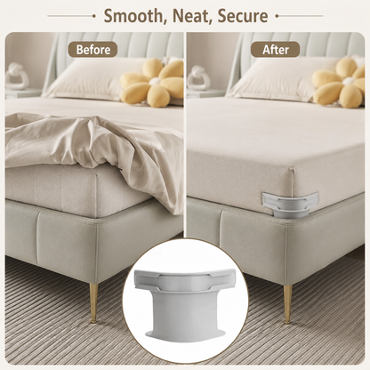 😴Secure Fit Sheet Holders – Wrinkle-Free. Slip-Free Bed