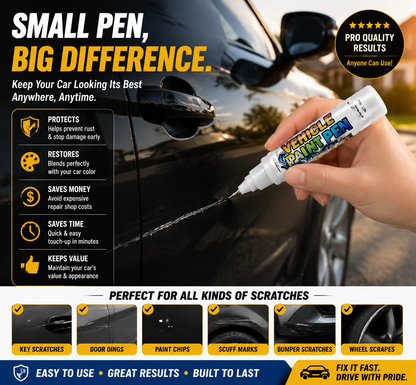 🔥 50% OFF TODAY |🚗 Car Scratch Repair Pen – Quick Touch Up Paint For Car Scratches