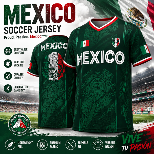 2026 Mexico Chichén Itzá Football Jersey ⚽ Vintage Pyramid Design | Limited Edition Fan