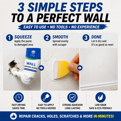 Multi-purpose Drywall Patch Paste Waterproof Quick-drying Wall Mending Adhesive