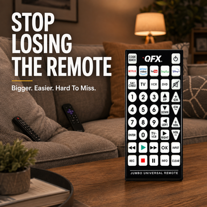 📺Jumbo Universal Remote Control | Large Easy-Read Buttons