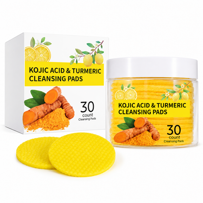 ✨🍃Turmeric + Kojic Brightening Pads – Pore Clean, Oil Balance, Glow On