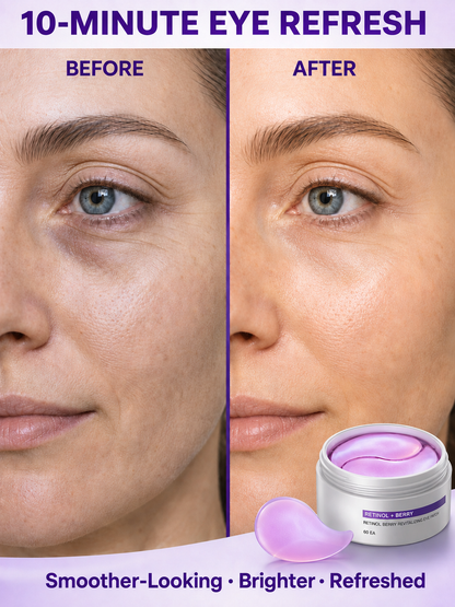 💖 Special Savings Retinol Berry Revitalizing Eye Patches for Brighter, Plumper-Looking Eyes