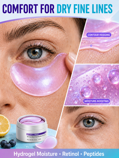 💖 Special Savings Retinol Berry Revitalizing Eye Patches for Brighter, Plumper-Looking Eyes