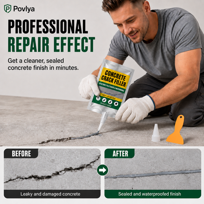 🛠️Waterproof Concrete Crack Filler for Indoor & Outdoor Use