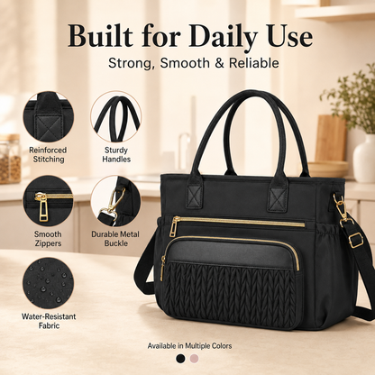 👜 Leakproof Lunch Tote – Straps, Pockets & Chill