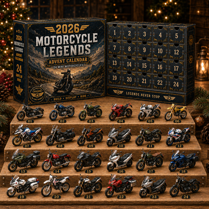 🎁 2026 Motorcycle Legends Advent Calendar | 24‑Day Mini Motorcycle Model Collection