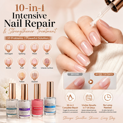 💅 10-in-1 Intensive Nail Repair & Strengthener Treatment