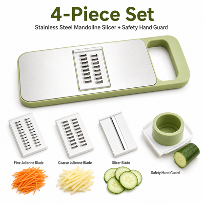 🥗🔪 Multi-Function Vegetable Slicer – Slice, Shred & Julienne