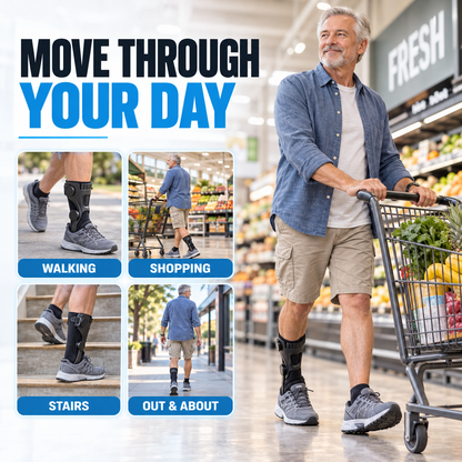 🦶 AFO Foot Drop Support Brace – Toe Lift Ankle Foot Support 🚶！！！