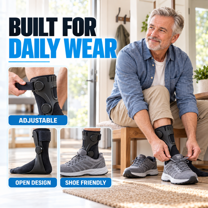 🦶 AFO Foot Drop Support Brace – Toe Lift Ankle Foot Support 🚶！！！