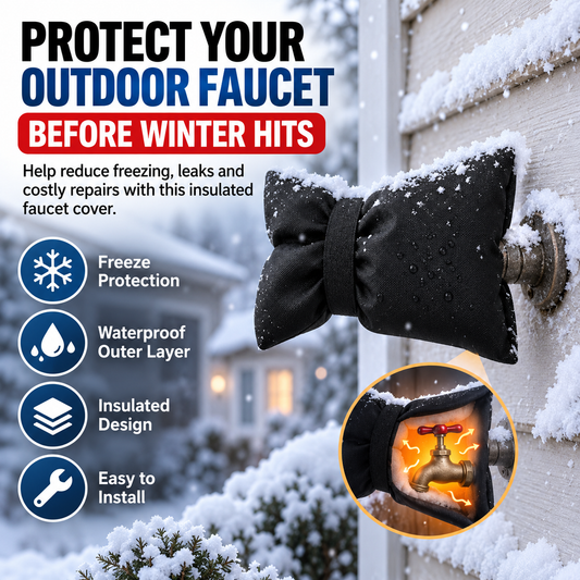 🔥HOT SALE✨Buy 1 Get 1 Free❄️ Outdoor Faucet Cover | Winter Freeze Protection Insulated Spigot Protector