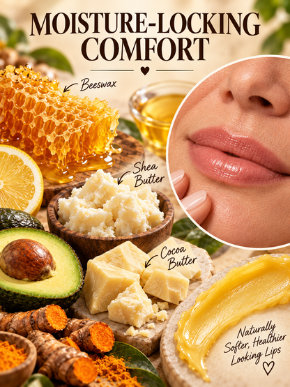 💋 Beauty Deal – Turmeric Lemon Nourishing Lip Balm ✨ Hydrating Lip Care for a Smooth, Healthy-Looking Smile 🌿