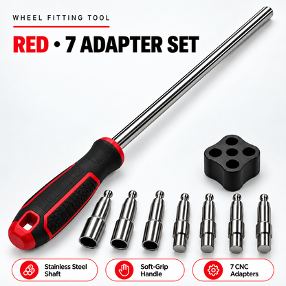 🔧 Heavy Wheel Fitting Tool – Hub Positioning & Tire Mounting Assistant