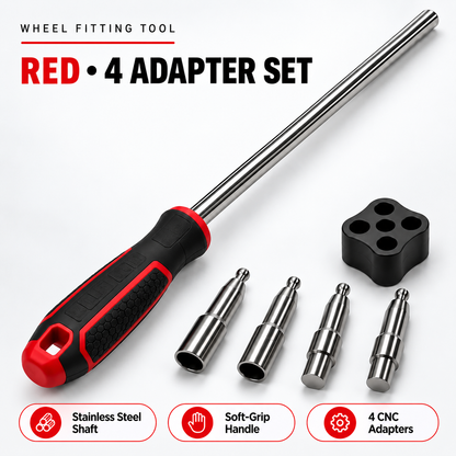 🔧 Heavy Wheel Fitting Tool – Hub Positioning & Tire Mounting Assistant