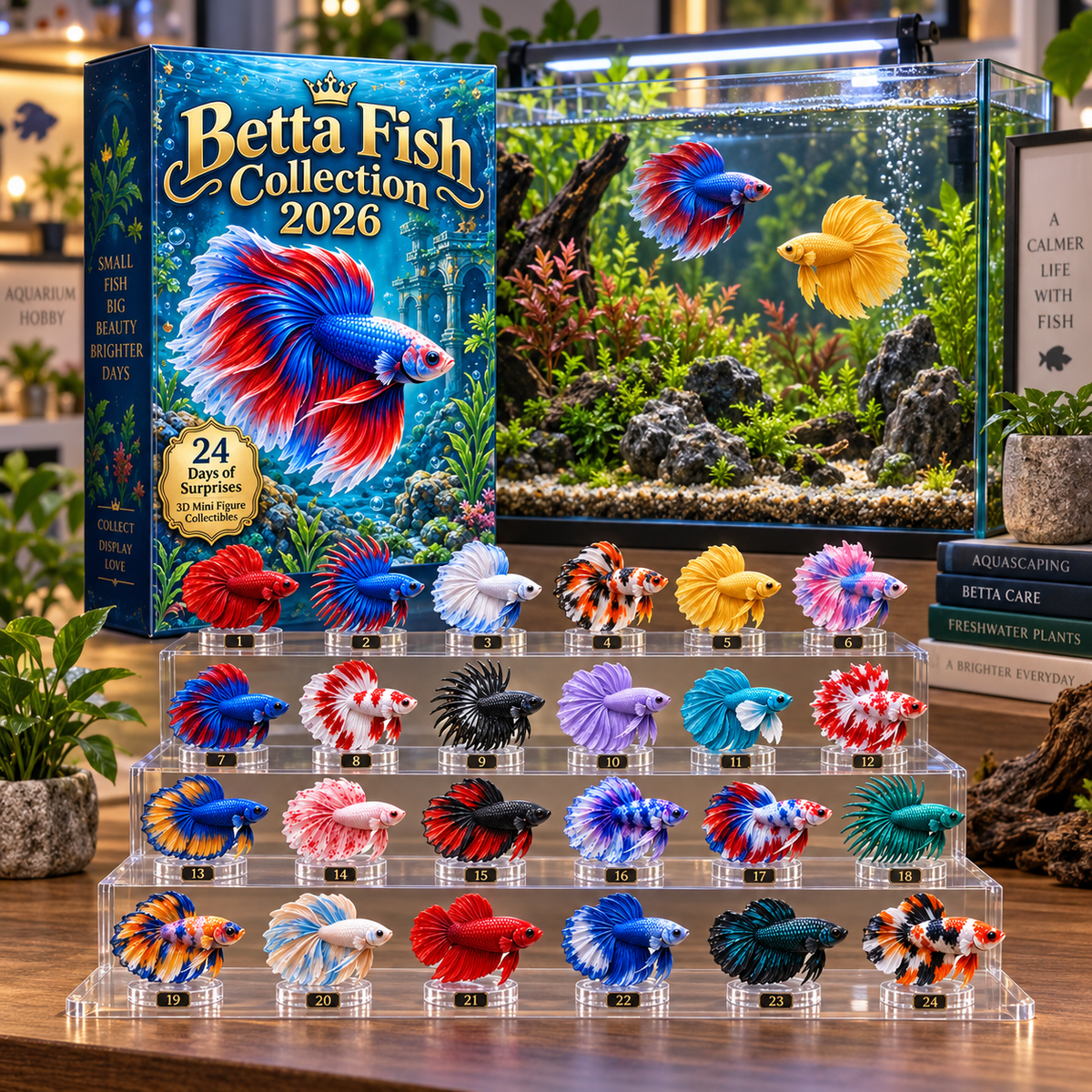 2026 Betta Fish Collection Advent Calendar