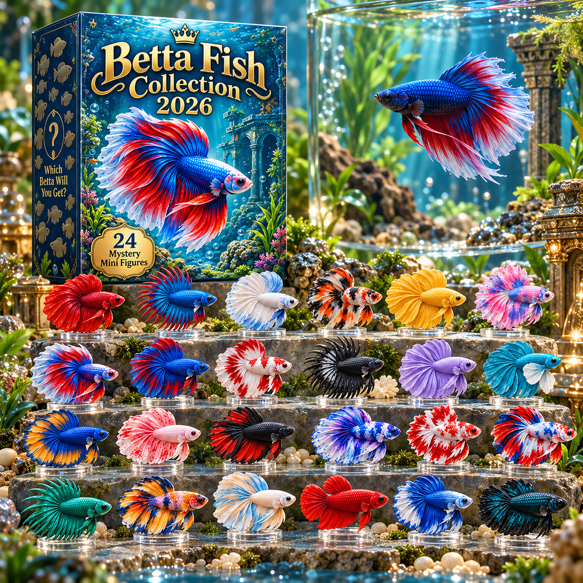 2026 Betta Fish Collection Advent Calendar