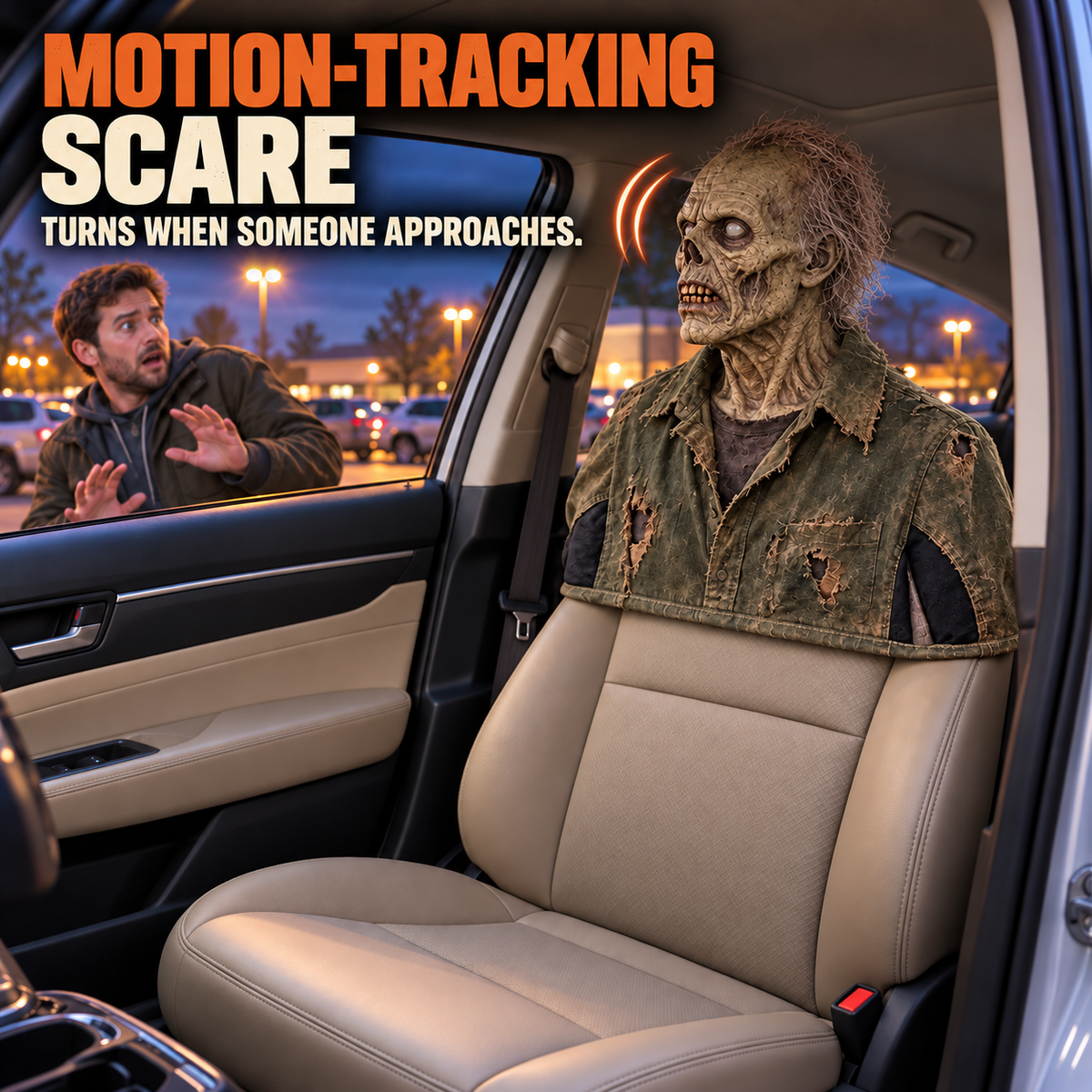 💀🎃Rotating Head Halloween Prank Decoration