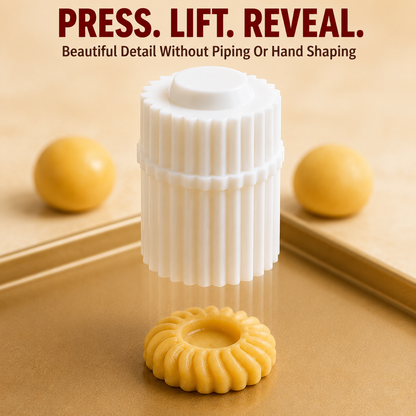 ✨ BUY 1 GET 1 FREE!🍓 Spiral Jam Cookie Press Mold – Beautiful Bakery-Style Cookies Made Easy