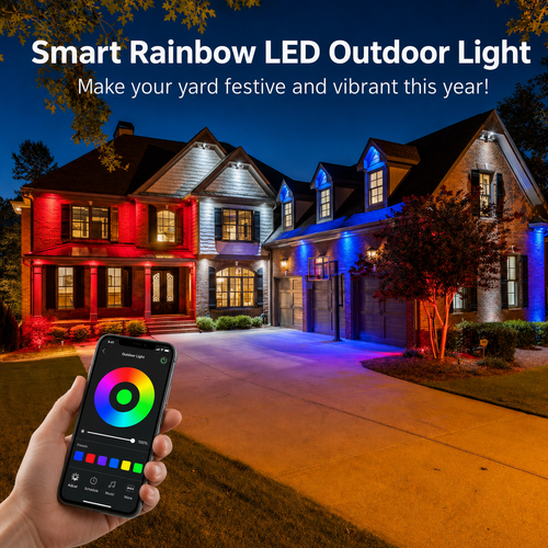 🎅Early Christmas 49% OFF - Smart Rainbow LED Permanent Outdoor Light - Smartlight 🎁