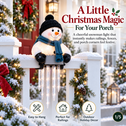☃️WinterGlow Snowman Icicle Light Decor