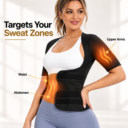 🔥 50% OFF! 🏋️ Women's Sweat Compression Shapewear Vest – Tummy Control & Sculpting Fit