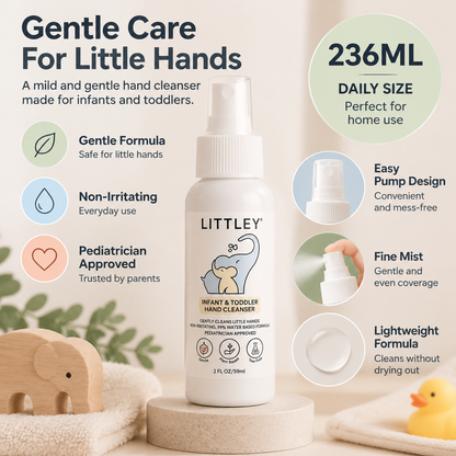 ✨ Infant & Toddler Hand Cleanser – Gentle Baby Hand Cleaning Spray for Everyday Care