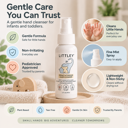 ✨ Infant & Toddler Hand Cleanser – Gentle Baby Hand Cleaning Spray for Everyday Care