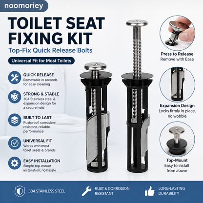 Universal Toilet Seat Bolt Kit for Easy Replacement and Maintenance