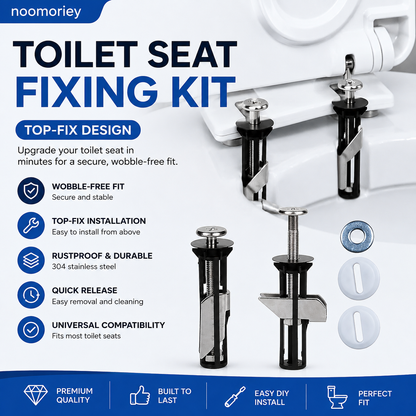 Universal Toilet Seat Bolt Kit for Easy Replacement and Maintenance