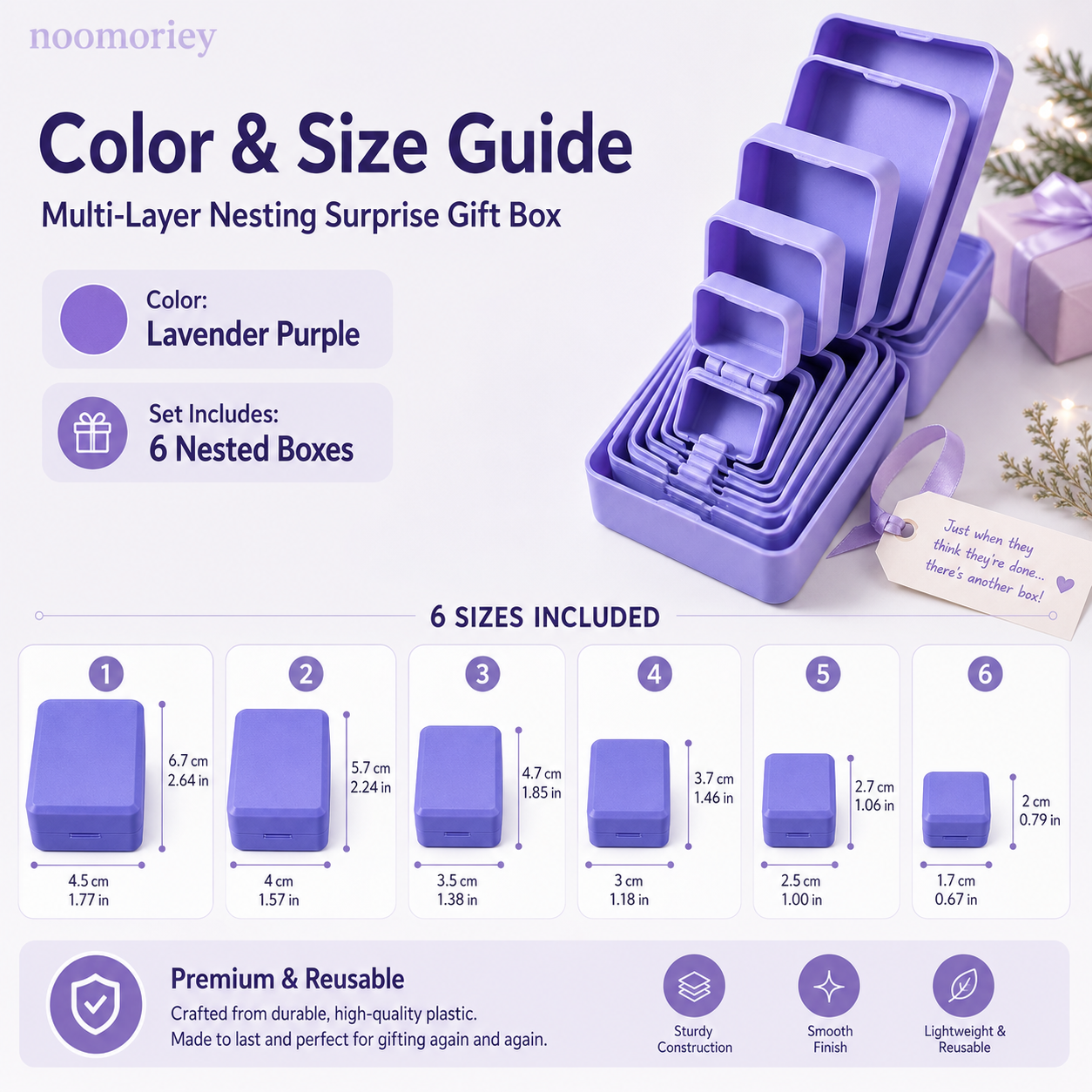 Multi-Layer Nesting Surprise Gift Box