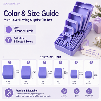 Multi-Layer Nesting Surprise Gift Box