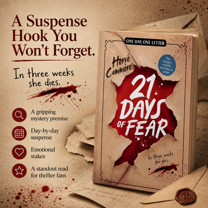 🎄📖 21 Days of Fear – Interactive 21-Day Mystery Advent Calendar Book with Sealed Daily Chapters 🔐😱