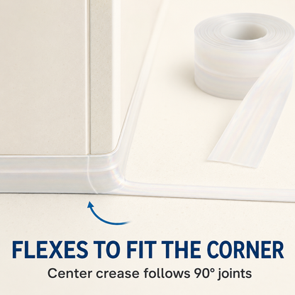 Self-Adhesive Waterproof Caulk Tape – Flexible PE Seal Strip for Bathroom, Kitchen & Sink Gaps