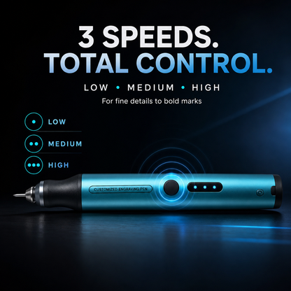 Cordless Rechargeable Engraving Pen 5-Speed Carving Kit