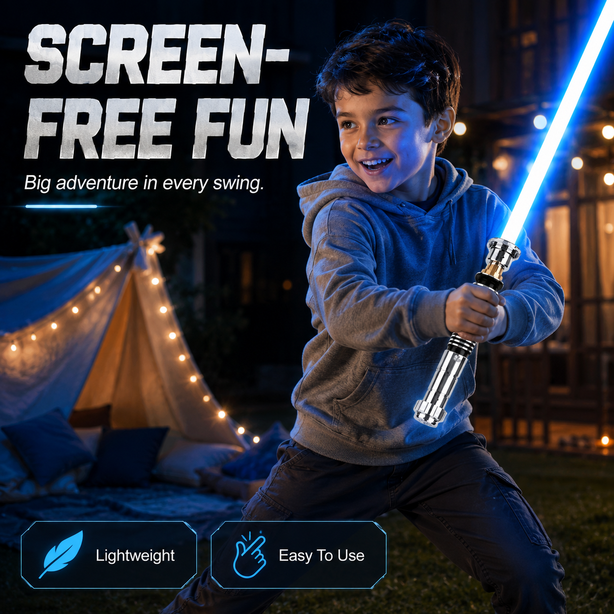 🔥LAST SALE 55% OFF🛡️Legendary Luke Skywalker RGB Lightsaber – Motion-Activated with Infinite Colors
