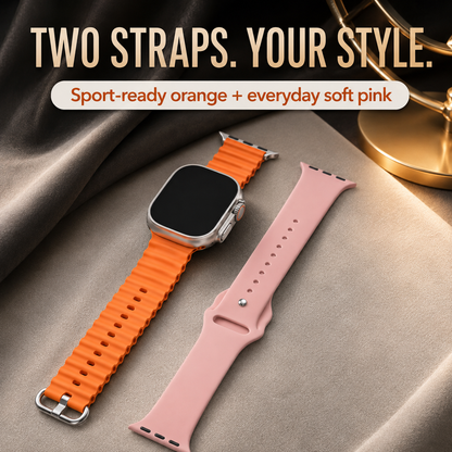 2.01" HD Smart Watch for Men & Women – Bluetooth Calls, Fitness Tracker, Heart Rate Monitor & Message Notifications