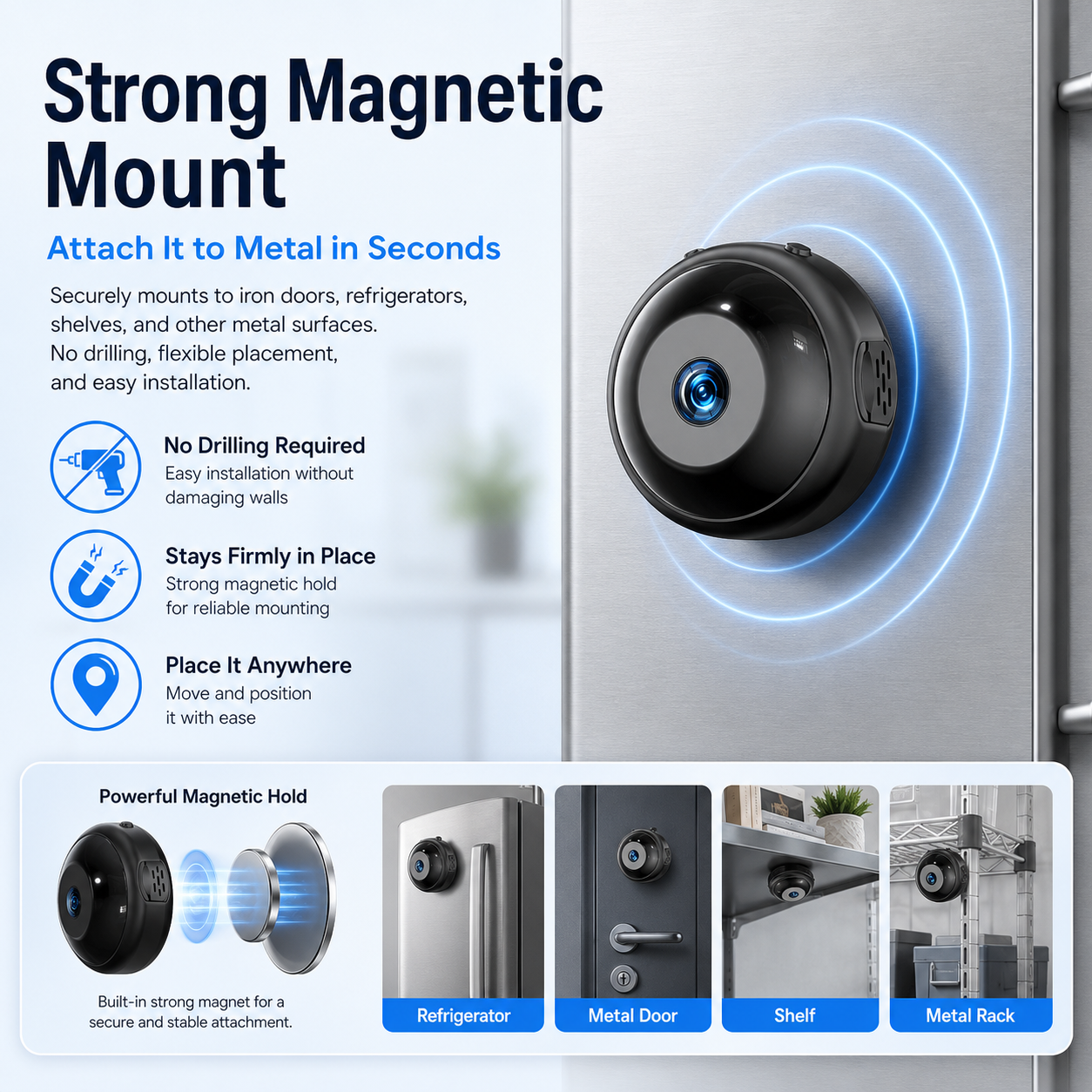 [Upgraded ultra-invisible]📸Mini WIFI Camera 1080P HD - Night Vision Included