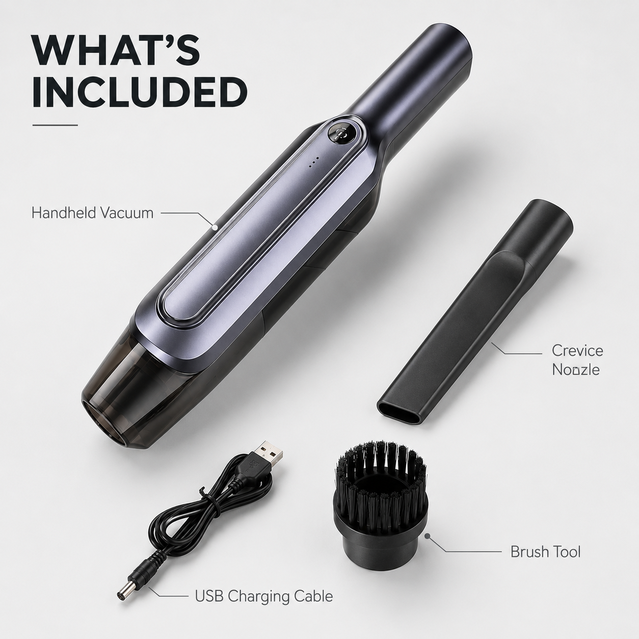 🧹 Cordless Handheld Vacuum Ultra-Light Powerful | Free Gift & Limited Discount