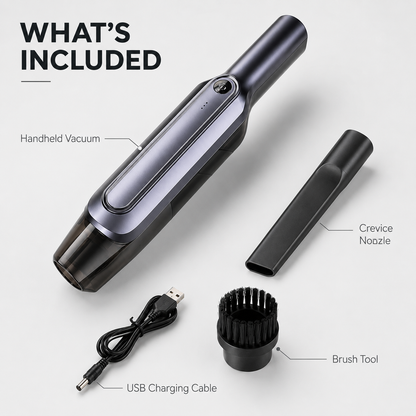 🧹 Cordless Handheld Vacuum Ultra-Light Powerful | Free Gift & Limited Discount