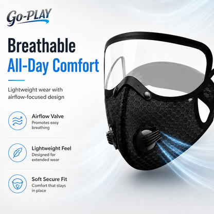 🔥LAST DAY 50% OFF - 💖Reusable Carbon Filter Dust Mask – Built for Active Lifestyles