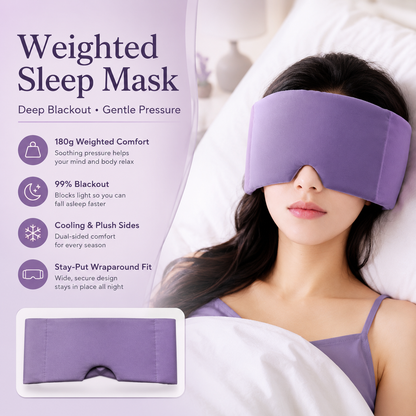 Mellow Lights Out Weighted Eye Mask 360° Wraparound