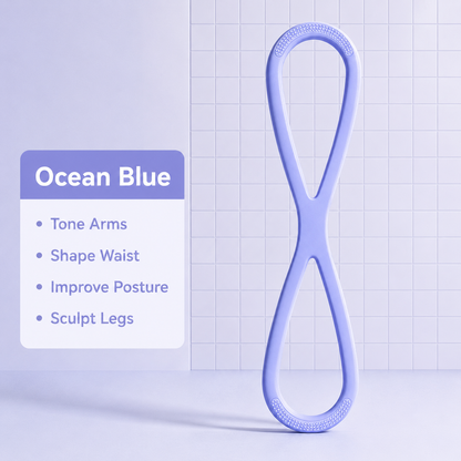 Resistance Bands - Figure 8 TPE Exercise Bands for Women
